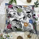 Bettino - [Colorful Rose] Decorative Pillow Cushion Floor Cushion (23.6 by 23.6 inches) by 