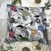 Bettino - [Colorful Rose] Decorative Pillow Cushion / Floor Cushion (23.6 by 23.6 inches)
