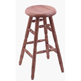 York Saddle Dish Swivel Bar Stool Solid Oak by Furniture