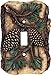 Rustic Pine Cone Single Light Switch Cover
