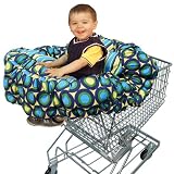 Floppy Seat® Shopping Cart and High Chair Cover, EZ Carry BagTM Style - Geo Dots