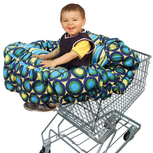 Buy Low Price Cozy Floppy Seat® Shopping Cart and High Chair Cover, EZ Carry BagTM Style – Geo Dots 43-013