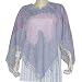 Poncho Womens Outerwear in Wool Jacquard Design India 40 x 40 inches (pnch265)