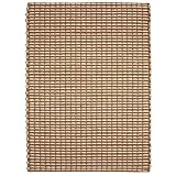 Anji Mountain Bamboo Chairmat & Rug Co. 3-Foot-by-5-Foot Punjab Rug, Jute and Wool Blend