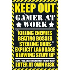 Empire 105257 Gamer Keep Out, Poster / Plakat ca. 91.5 x 61 cm