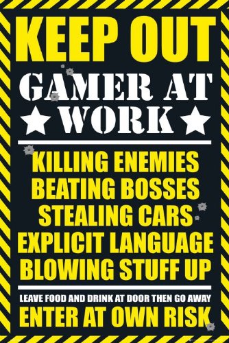 Empire 105257 Gamer Keep Out, Poster / Plakat ca. 91.5 x 61 cm Preisvergleich