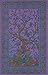 India Arts Tree of Life Tapestry-Bedspread-Coverlet-Purple