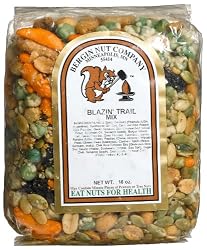 Bergin Nut Company Blazin Trail Mix, 16-Ounce Bags (Pack of 4)