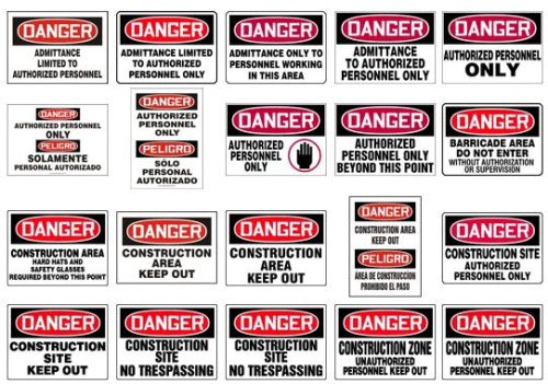 Cover image : DANGER BE SURE EVERYONE IS CLEAR BEFORE STARTING MACHINE 10