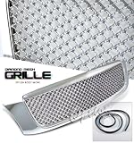00 01 02 03 04-05 CADILLAC DEVILLE DIAMOND 3D MESH CHROME GRILL GRILLE
