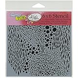 Crafters Workshop Sea Bubbles Crafter's Workshop Template, 6-Inch by 6-Inch