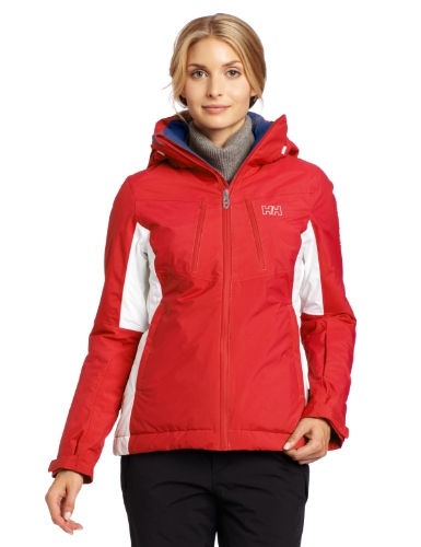 Helly Hansen Women's W Velocity Ski Jacket - Red, Medium Helly Hansen Women's W Velocity Ski Jacket - Red, Medium