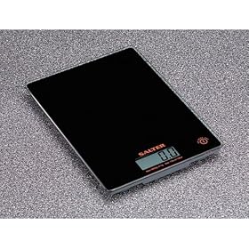 Salter Glass Kitchen Scale - Painted Black