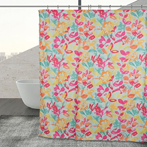 Studio 1012 Shower Curtain - 70"x 72" Mildew Resistant, Water Repellant Bath Curtain in Colorful Prints - BUY ONE, GET ONE 50% OFF