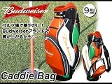 人気アイテム/BUDWEISER/バドワイザー/ゴルフバッグ/キャディバッグ/レッド