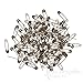 1000 Small Safety Pins for Crafts and Fashion, Antique Brass Color