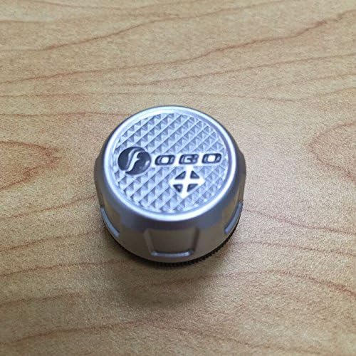 FOBO Tire Plus Bluetooth 4.0 Theft Deterrent Android and iOS Compatible Tire Pressure Monitoring System with Car Unit and 4 Tire Sensors