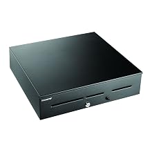 MMF Industries Steelmaster Magic Touch Model 1060 GT Cash Drawer with Keyed Lock, 4.75 x 18 x 16.7 Inches, Black (2251060GT04)