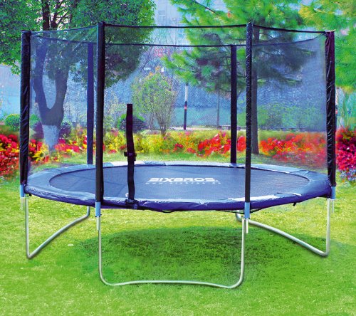 SixBros. Sport - Sixjump 3,05 M Ø XXL Trampoline de jardin - CST305/1070 - Filet de sécurité | Certifié par Intertek / GS