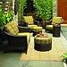 Outdoor Patio South Bali Wicker 4-pc. Deep Seating Set