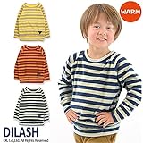 (ディラッシュ) DILASH 冬'15 ボーダー柄ブークレートレーナー 110 ネイビー