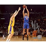 Steiner Sports NBA Danilo Gallinari Knicks Blue Jersey Jump Shot Vs Lakers Autographed 8-by-10-Inch Photograph