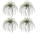 FOUR 21" Grass Bushes Artificial Silk Plants