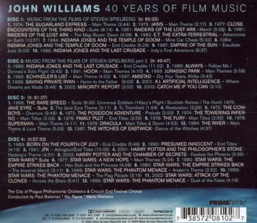 Cover image : Music of John Williams of the Past 40 Years