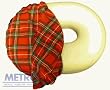 Contoured Plaid 14" Foam Ring Cushion