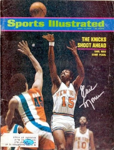 Earl Monroe Autographed/Hand Signed Sports Illustrated Magazine (New York Knicks Earl The Pearl Monr