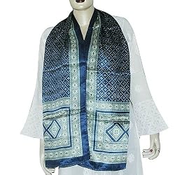 Fashion Scarfs for Women Printed Satin Silk 22 X 72 inches