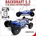 NEW RADIO CONTROL ~ REDCAT RACING ~ RC BACKDRAFT ~ 3.5 BUGGY ~ 1/ 8 SCALE ~ NITRO ~ Now With 2.8 GHz Remote ~ BLUE :