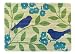 Ritz Blue Bird Print Reversible Placemats, Set of 4