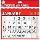 2013 easy view month to view planner/calendar