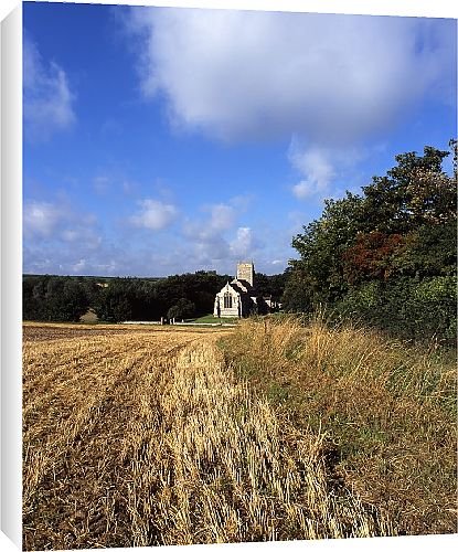 Canvas Prints of All Saints Church, Burnham Thorpe from Country Life 