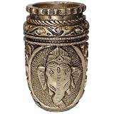 God Ganesha Pen Pencil Holder in Brass