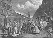 LONDON:Fleet jail:wedding(18th Century),print,c1880