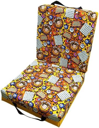 Wild Betty Double Seat Cushion Yellow with Elastic Strap