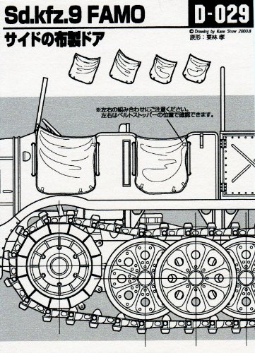 デカールスター【DS35029】　1/35　ファモ サイドの布製ドア