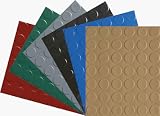 Coin Pattern Garage Floor Cover/Protector. 10'x24' Free Shipping