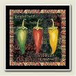 Spicy Chili Peppers Absorbastone Tile Trivet