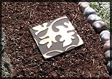 patio cement designs-ELEGANT GARDEN LEAF STEPPING STONE PAVER CONCRETE MOLD