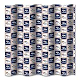 Denver Broncos Checker Bathroom Shower Curtain