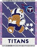 Tennessee Titans NFL Triple Woven Jacquard Throw (Baby Series) (36x48")