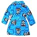 Thomas & Friends Boys Plush Fleece Bathrobe Robe (2T, Blue Thomas Train)