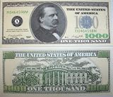 Set of 100-Casino/Poker One Thousand Dollar Bills