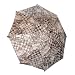 Rain or Sun Automatic Folding Umbrella and Tote Bag Set--Brown Snakeskin Animal Print by Shaw