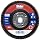 Weiler Vortec Pro Abrasive Flap Disc, Type 27, Threaded Hole, Phenolic Backing, Zirconia Alumina, 4-1/2" Dia., 40 Grit (Pack of 1)