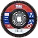 Weiler Vortec Pro Abrasive Flap Disc, Type 27, Threaded Hole, Phenolic Backing, Zirconia Alumina, 4-1/2" Dia., 40 Grit (Pack of 1)