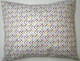 Crib / Toddler Baby Pillow Case - Percale Pillow Cases - Primary Coloful Rings - Made In USA